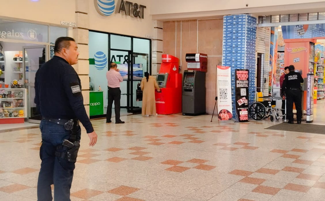 Refuerza Policía Municipal de Tlaxcala de Xicohténcatl vigilancia en plazas comerciales por el 'Buen Fin'